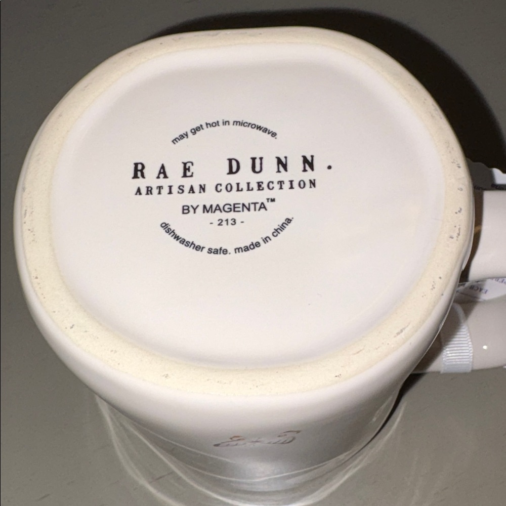Rae Dunn White 'Have Faith' Mug with Butterfly Accents - Picture 5 of 5